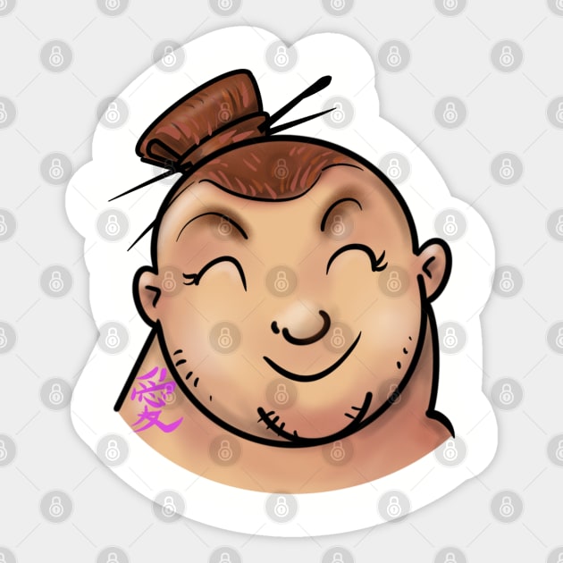 Sumo Master Sticker by Roamingcub